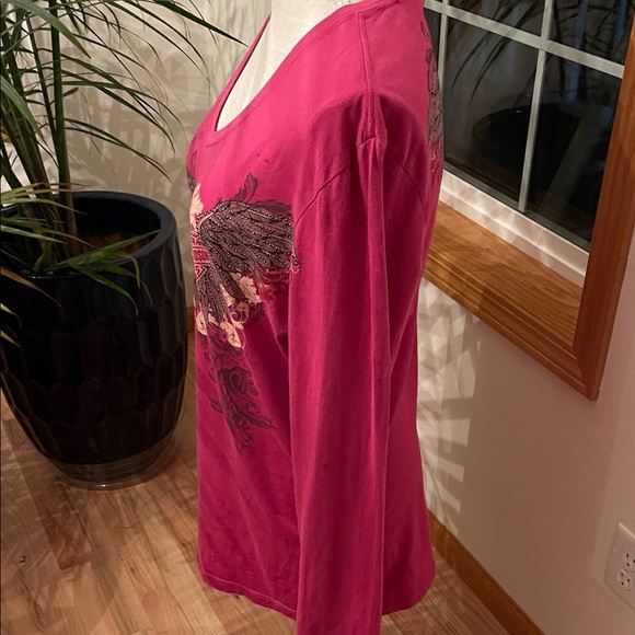 Harley-Davidson Pink Long Sleeve Tee - Picture 5 of 10